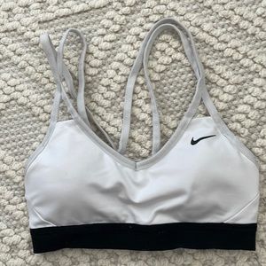 White Nike Sports bra